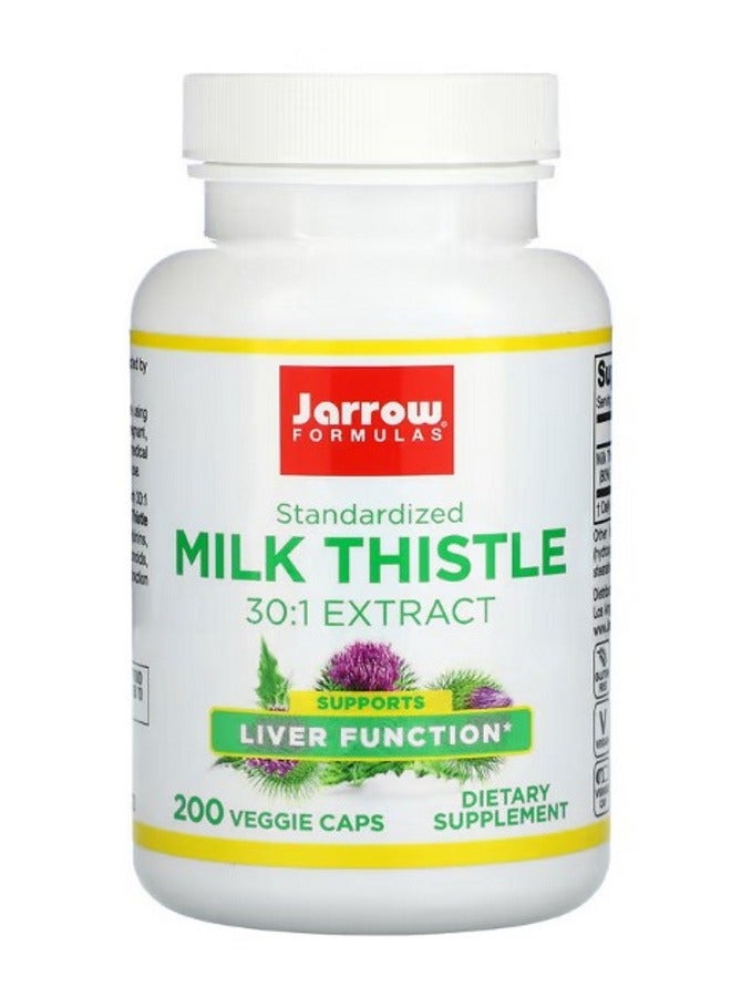 jarrow formulas Standardized Milk Thistle 150 mg 200 Veggie Caps - Image 1