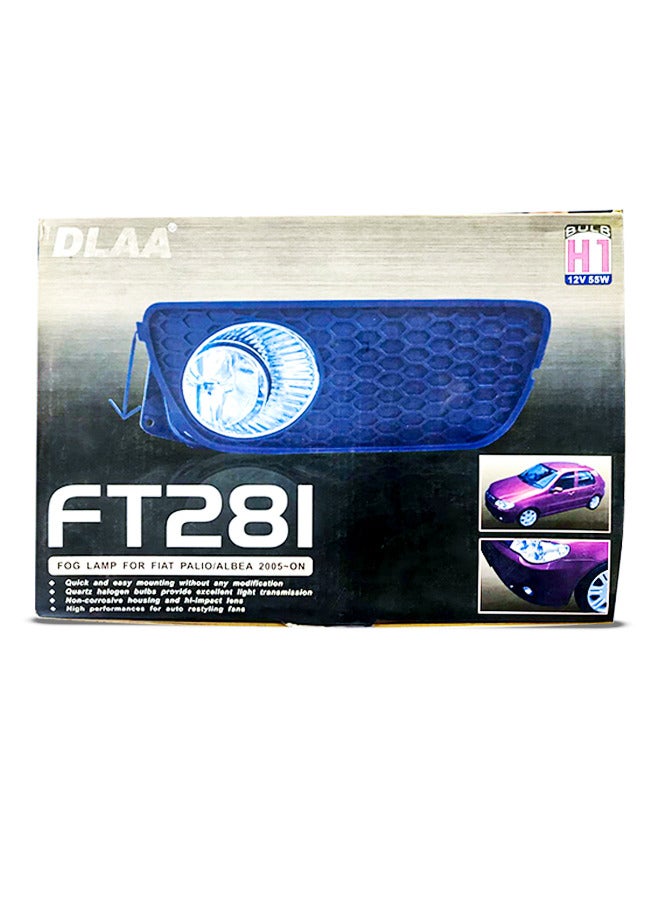 DLAA Pack of 2 FT281 Dlaa Fog Lamp Suitable for Palio 2004 with wires - Image 4