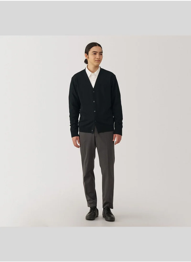 MUJI Washable High-Gauge V Neck Cardigan