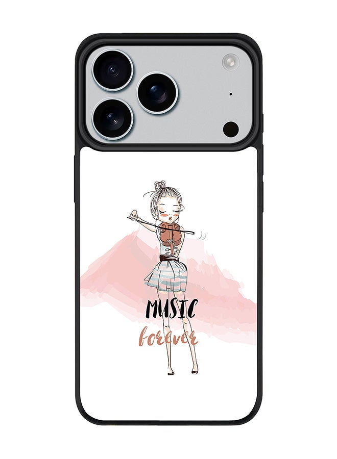 Stylizedd iPhone 17 Pro Case, [Compatible with MagSafe] Slim Magnetic cover Phone Case iPhone 17 Pro -Music Forever - Image 1
