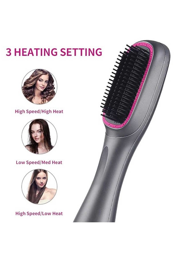 Bosidin Professional Hair Dryer Brush and Styler, Negative Ions Hot Air Brush, Blow Dryer Comb, Suitable for Straight and Curly Hair, Achieve Salon Styling Volume Blow Dryer Brush Hair Styler  - Image 5