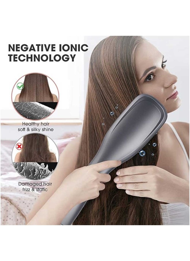 Bosidin Professional Hair Dryer Brush and Styler, Negative Ions Hot Air Brush, Blow Dryer Comb, Suitable for Straight and Curly Hair, Achieve Salon Styling Volume Blow Dryer Brush Hair Styler  - Image 4