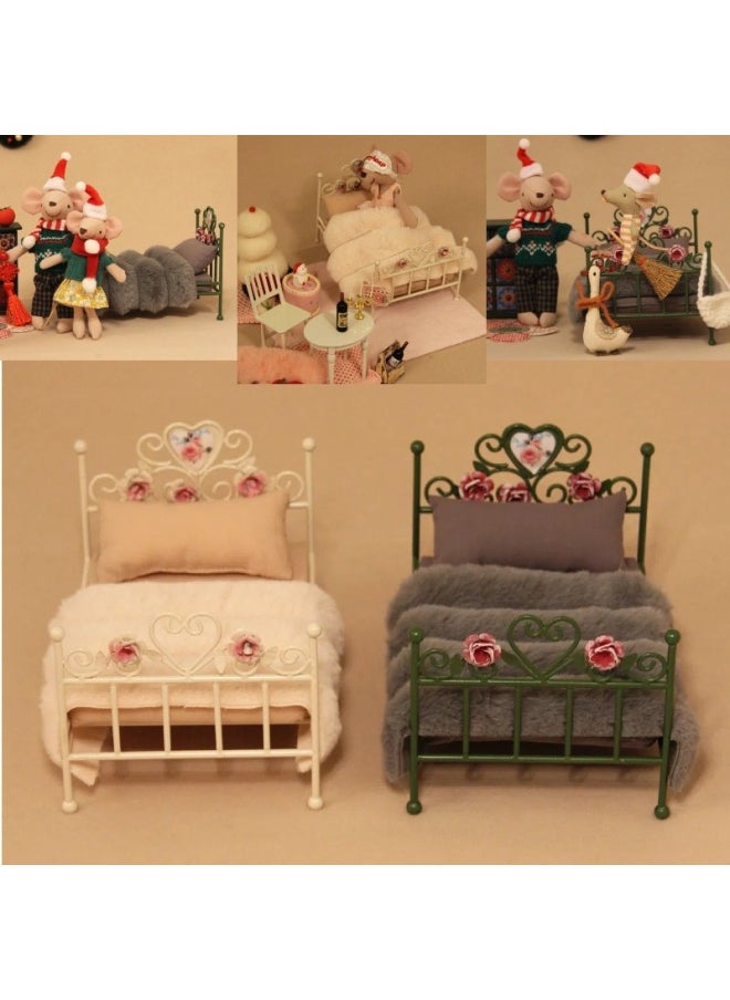 12-point Carved Iron Bed Four-piece Set Of Ob11 Rose Carved Bed Mini Miniature Model Clay For Children-Color:White Carved Iron Bed (broken Floral On Blue Background) - pzsku/Z6A78C869293F9A072302Z/45/_/1741258320/fd1a0335-0b30-4b42-b370-96ca6abcaf31