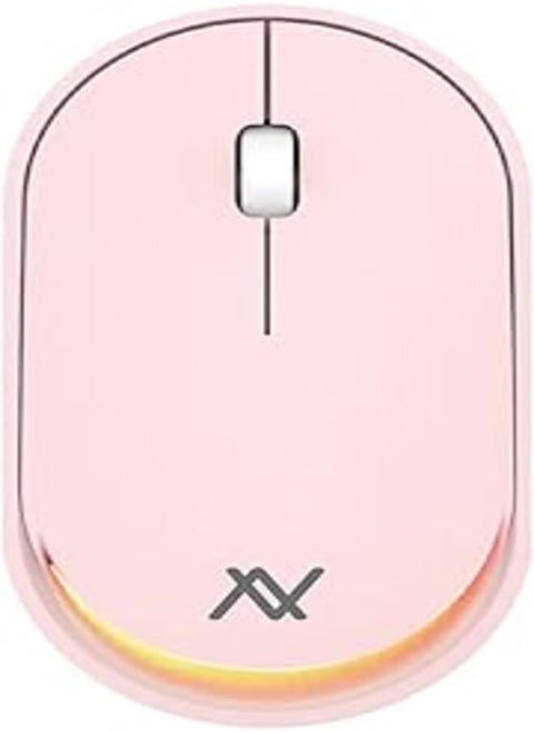 L'avvento (MO18P) Dual Mode Bluetooth - 2.4GHz Mouse with Re-Chargeable Battery - Pink