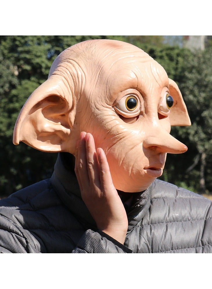 عام قناع تنكري لشخصية "دوبي" من عالم هاري بوتر الساحر، يمكن استخدامه كإكسسوار لحفلات الأزياء ذات الطابع السحري. - Image 2