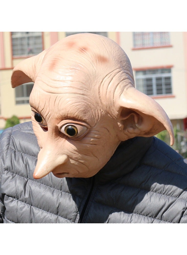 عام قناع تنكري لشخصية "دوبي" من عالم هاري بوتر الساحر، يمكن استخدامه كإكسسوار لحفلات الأزياء ذات الطابع السحري. - Image 3