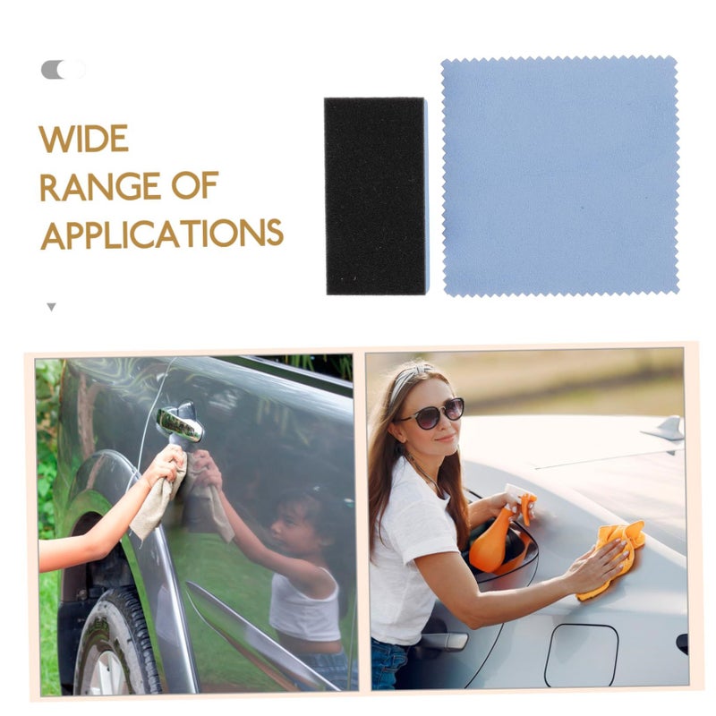Tire Applicator Sponge Kit With Waxing Pad For Easy Shine And Polishing - Image 4