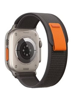 vesus replacement apple  watch trail loop band for 49/45/44/42MM Black/Grey 