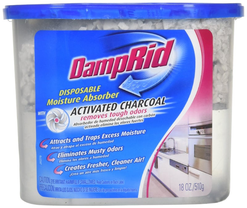 DampRid Moisture Absorber with Activated Charcoal 18oz 3 Pack