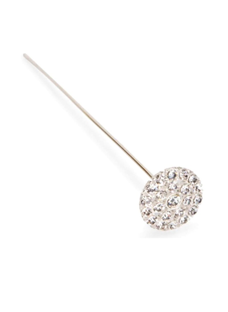 David Tutera Illusion Large Crystal Rhinestone Disk Picks 6 pieces - Image 1