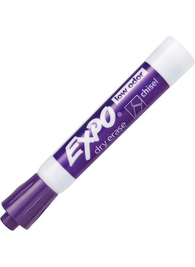 Expo , Low Odor Chisel Tip Dry Erase Marker, 2 Packs Of 12, Total Of 24 
