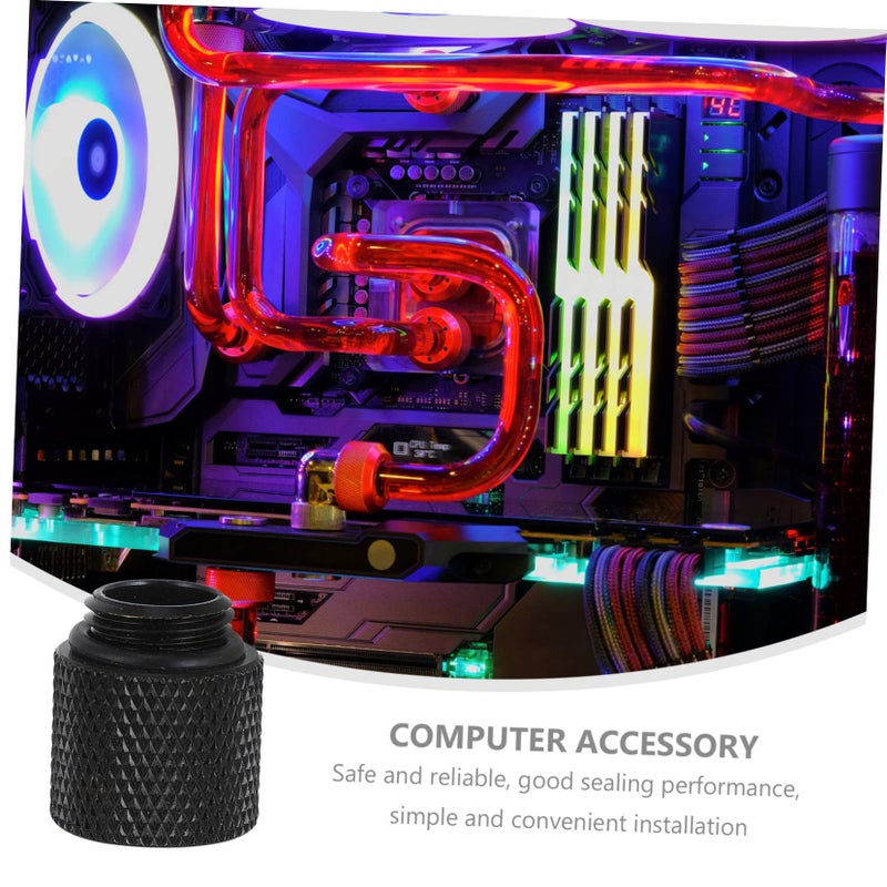 G1 4 Inch Copper Water Cooling Extender Fitting 3 PCS for PC Liquid Cooling System - Image 4