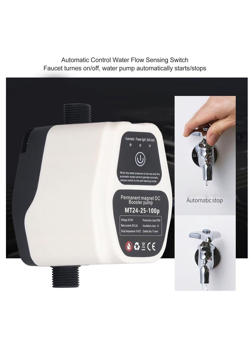 spa luxetique Home Automatic Booster Pump 180W 24V Small Centrifugal Pump Solar Water Heater Shower Pipe Pressurization Bass Pump - Image 2
