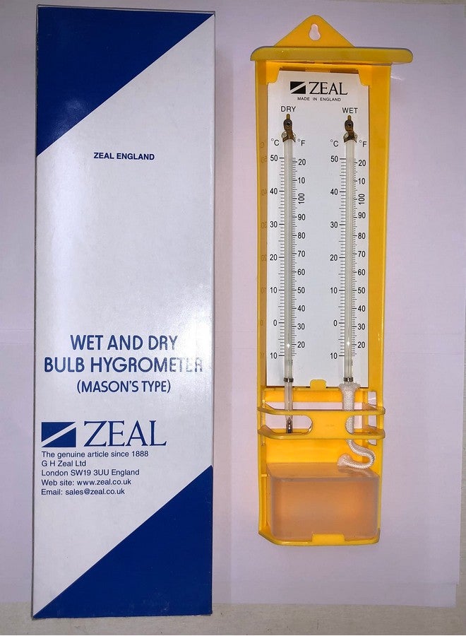 zeal Zeal Mason's Type Make Wet and Dry Bulb Hygrometer - Image 3