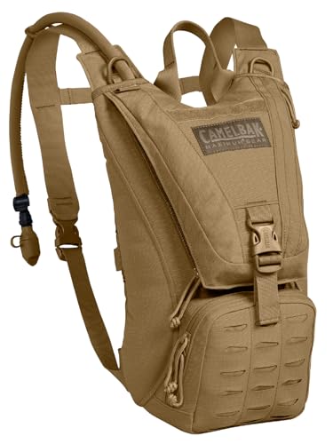 CamelBak Ambush Tactical Hydration Backpack LowProfile MOLLE Design with 100oz MilSpec Crux Reservoir Coyote 20 - Image 1