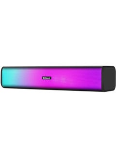 KISONLI i-630 SOUNDBAR USB + AUX 3.5MM Speaker RGB Speaker for Computer, LAPTOP 3 WATT PER SPEAKER  WITH MODERN ERGONOMIC DESIGN PERFECT FOR YOUR COMPUTER  SETUP