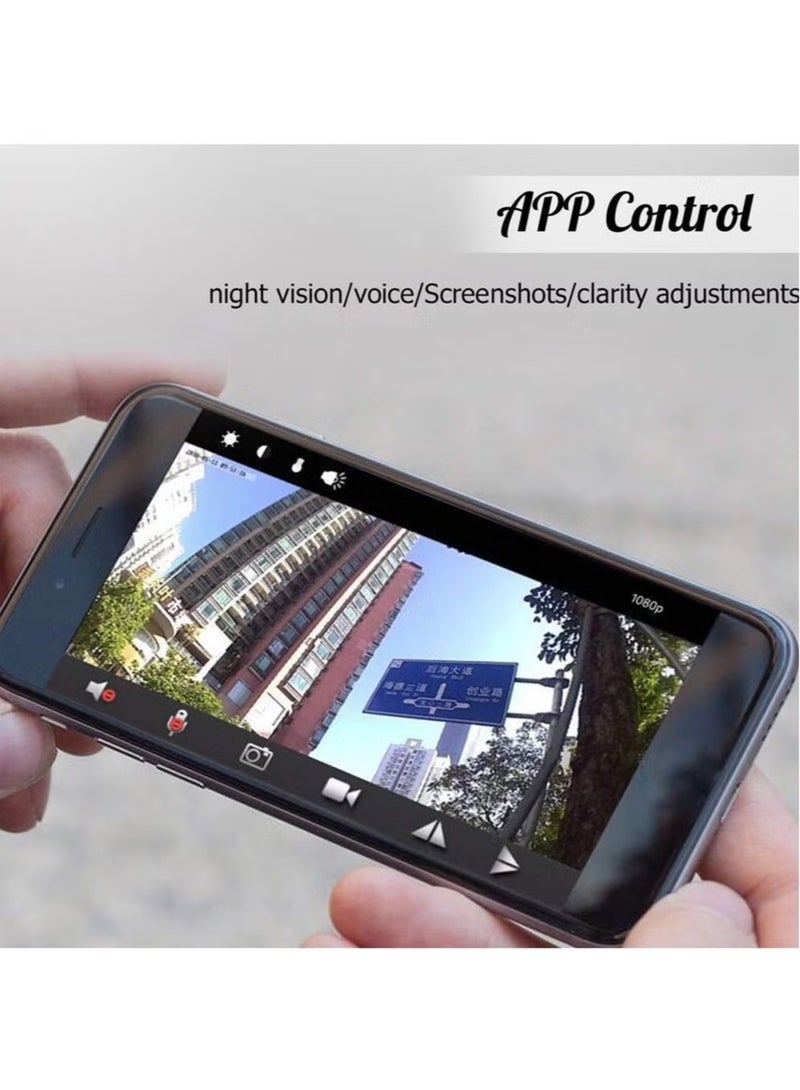 Generic Mini Camera Wireless WiFi Hidden Spy Cam Hd 1080P Surveillance Motion Detection Night Vision Covert Nanny Camcorder Compatible iOS Android Pc One Size with 128G TF Card  - Image 4