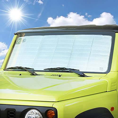 YOCTM Thicken Windshield Sunshade for Suzuki Jimny JB64 JB74W 2019 2020 2021 2022 2023 2024 2025 UV Reflecting Foldable Front Windshield Sun Shade - Image 1