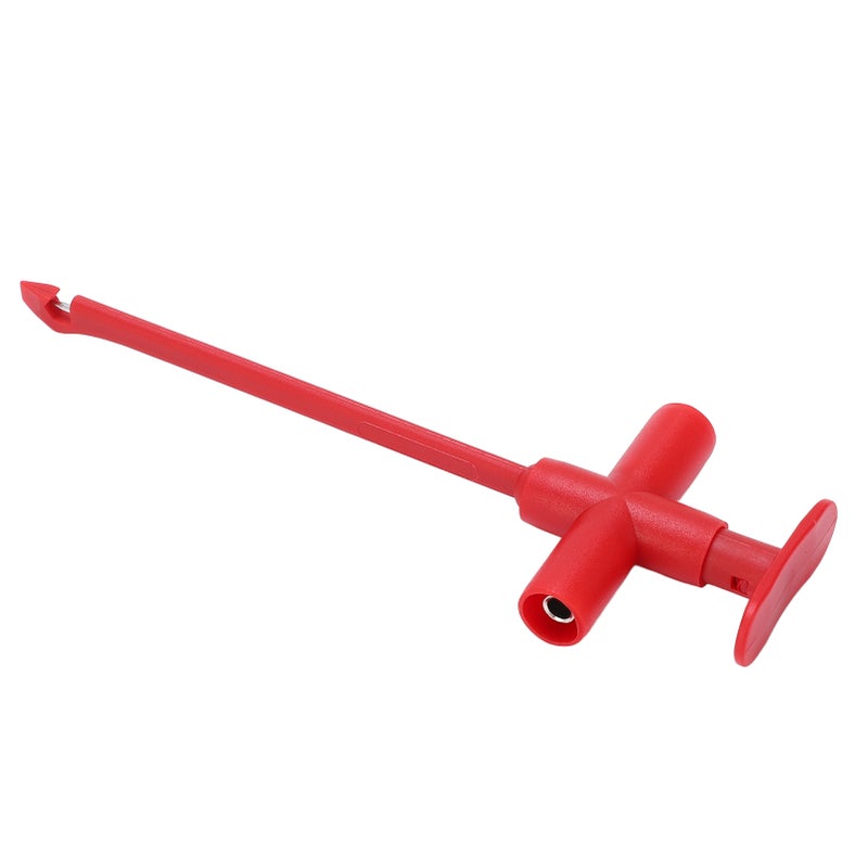 J.30022 Puncture Test Clip with 4mm Banana Jack Universal Repairing Testing Tool for MultimeterRed - Image 5