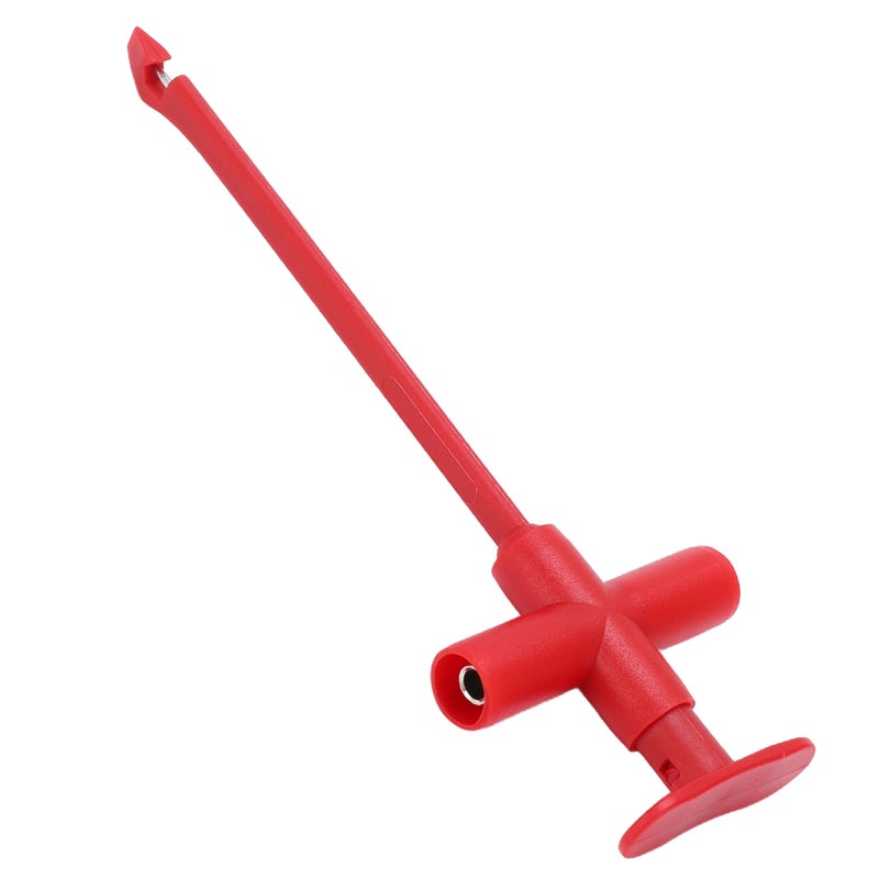 J.30022 Puncture Test Clip with 4mm Banana Jack Universal Repairing Testing Tool for MultimeterRed - Image 2