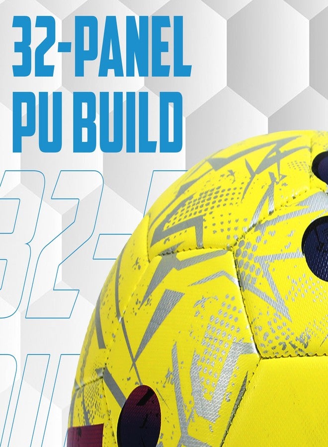 FLICKIT Smart Football Size 3 - AI-Powered Training Ball for Teens & Adults (Ages 5+) | Durable Grained PU | Precision Stitching | App-Enabled Drill Tracking | Indoor Outdoor Grass Turf Use - Image 4