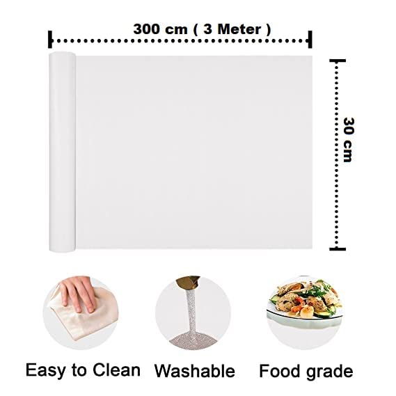 KayJen (30 cm X 3 m) EVA Useful and Multipurpose Anti Slip Mat/Sheet for Fridge, Kitchen, Drawer, Shelf Liner, Transparent,EVA - Image 2