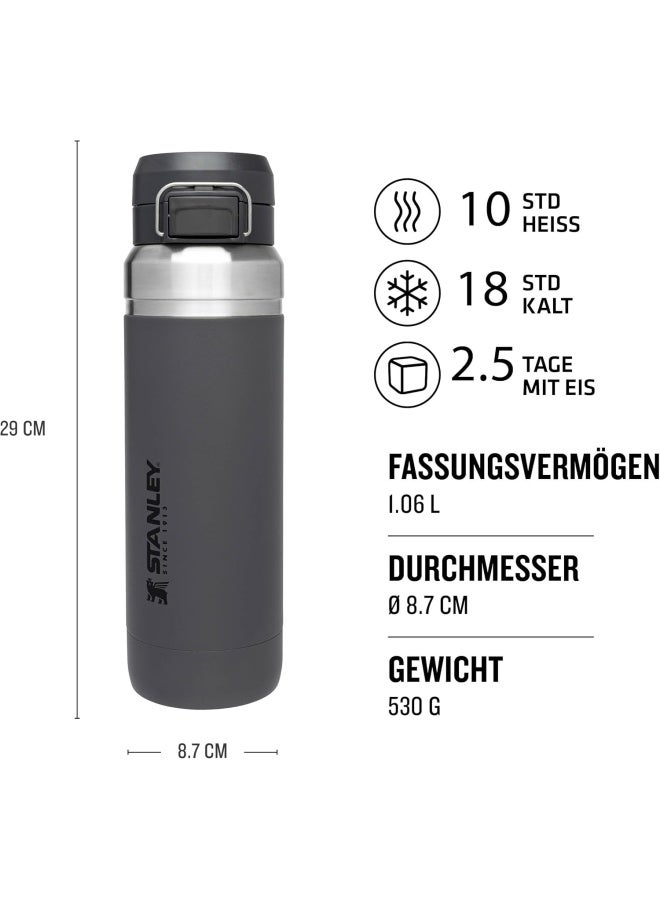 Stanley StanleyQuick Flip Water Bottle 1.06/36oz Charcoal - Image 2
