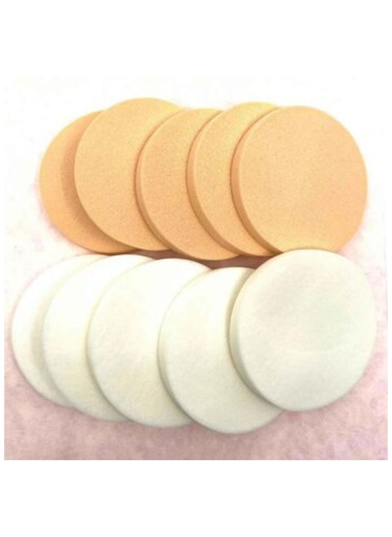 Generic LOUISA LOUISA Makeup sponge 10pcs special set  Random Color Round shape  Fixed Size  - Image 3