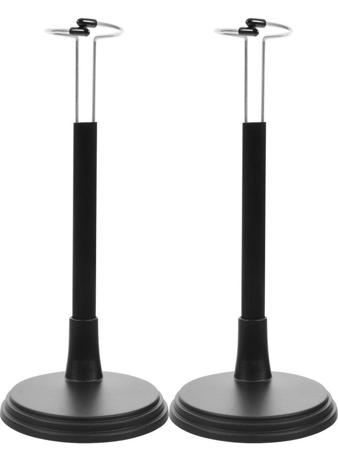 Toddmomy 2pcs Doll Stand Display Holder- Adjustable Mannequin Model Support Frame Figures Display Rack Doll Bracket Stand Dolls Accessories,25cm - Image 1
