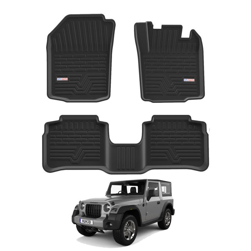 SIPL Thar TPE Car Mats – All Weather Resistant Car Floor Mats | Anti Slip Full Coverage 3D Car Foot Mat | Waterproof Durable | Easy to Clean & Dust Free - Image 1