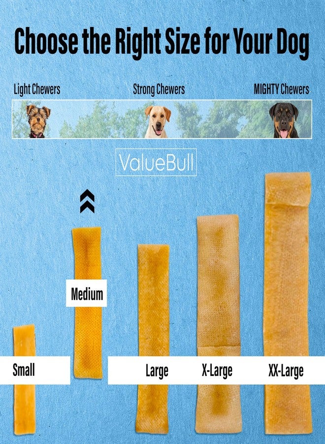 ValueBull Himalayan Yak Cheese Dog Chews, Medium, 25 ct Bulk Pack - Long Lasting for Aggressive Chewers, All Natural, Healthy & Safe, Low Odor Nepal Yak Milk Chews - Image 3