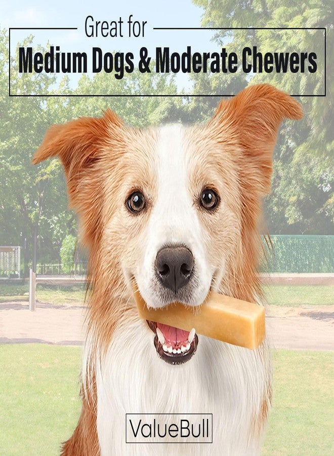 ValueBull Himalayan Yak Cheese Dog Chews, Medium, 25 ct Bulk Pack - Long Lasting for Aggressive Chewers, All Natural, Healthy & Safe, Low Odor Nepal Yak Milk Chews - Image 2