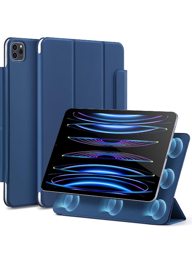 Rock Pow - Case For iPad Pro 11 Inch 2022/2021/2020 Case iPad 11 inch 4th/3rd/2nd Generation Convenient Magnetic Attachment 2 Way Stand Full Pencil 2 Support Rebound Magnetic Case - Image 1