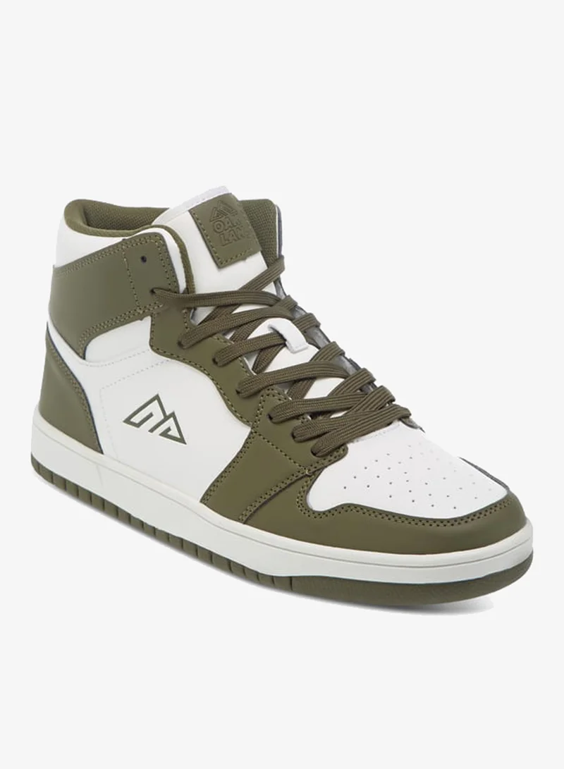 شو اكسبرس سنيكرز رجالي هاي توب بألوان متداخلة وإغلاق برباط