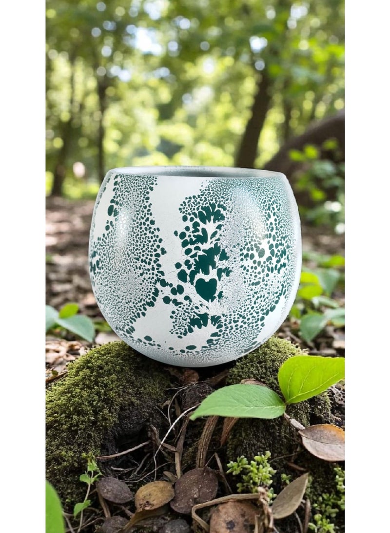 كلور زون بوتري بوت زرع فخار ديكورية المكتب و المنزل بشكل مميز -20 سم - Image 1