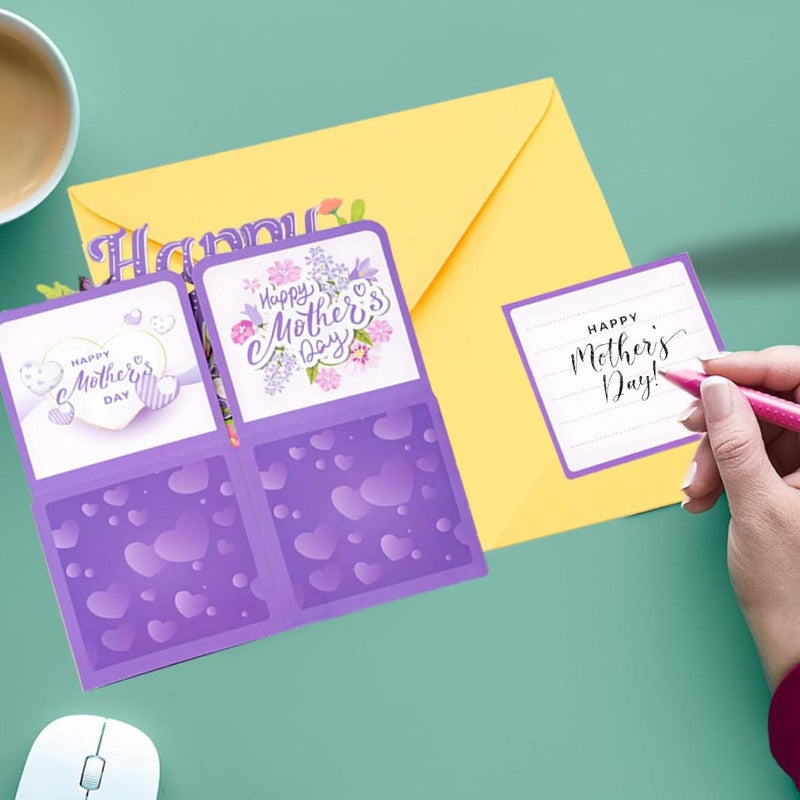 بطاقة عيد الأم ثلاثية الأبعاد (Pop Up)
بطاقة عيد الأم السعيدة مع حزمة زهور ثلاثية الأبعاد (Pop Up) مع مظروف
بطاقة تهنئة ثلاثية الأبعاد لعيد الأم
هدايا بطاقة عيد الأم ثلاثية الأبعاد (Pop Up) لها - زوجتي أمي جدتي عمتي ابنتي - Image 5