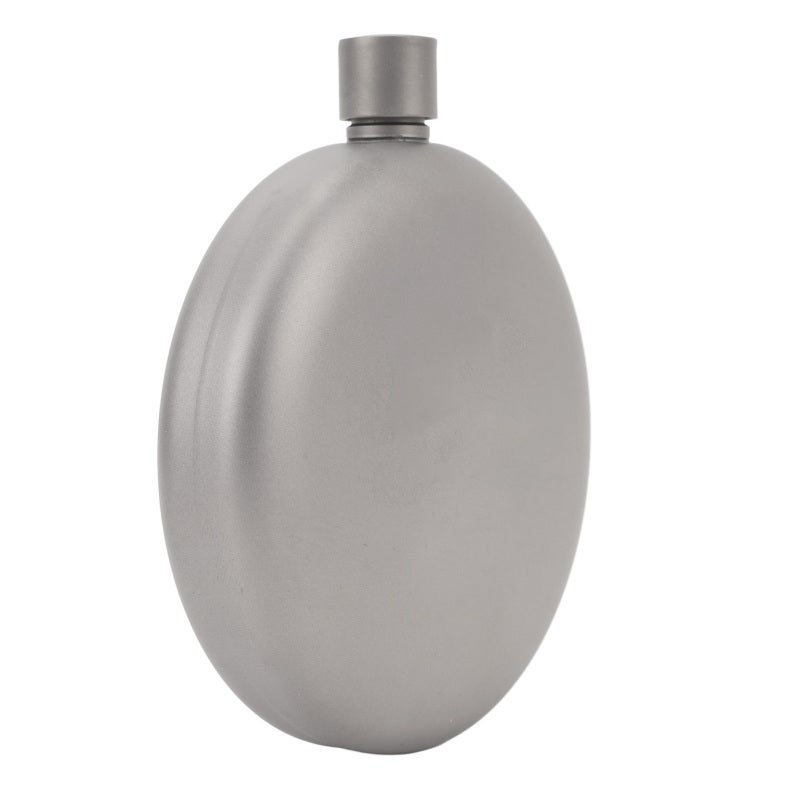 HWZBBEN Hip Flask: 100% High Strength Ti Material - Leakage Proof Lid Compact Liquor Flask for Outdoor Camping Fishing Picnicking Hiking Indoor Activities - Image 4