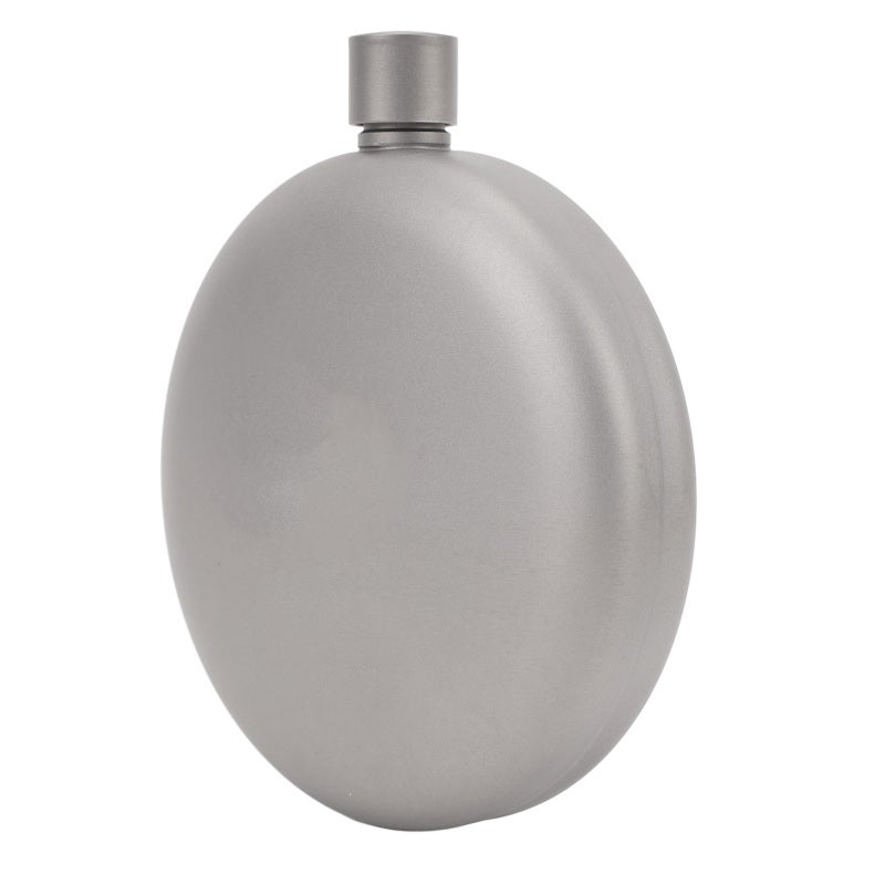 HWZBBEN Hip Flask: 100% High Strength Ti Material - Leakage Proof Lid Compact Liquor Flask for Outdoor Camping Fishing Picnicking Hiking Indoor Activities - Image 5