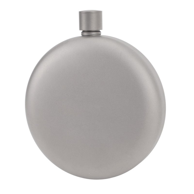 HWZBBEN Hip Flask: 100% High Strength Ti Material - Leakage Proof Lid Compact Liquor Flask for Outdoor Camping Fishing Picnicking Hiking Indoor Activities - Image 2