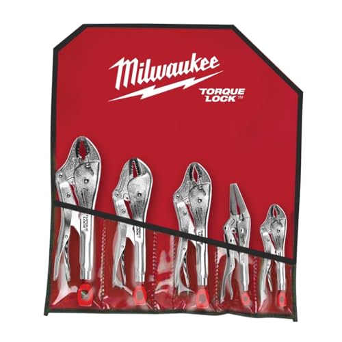 Milwaukee 5Pc Torque Lock Locking Pliers Set Model Number 48223695 - Image 3