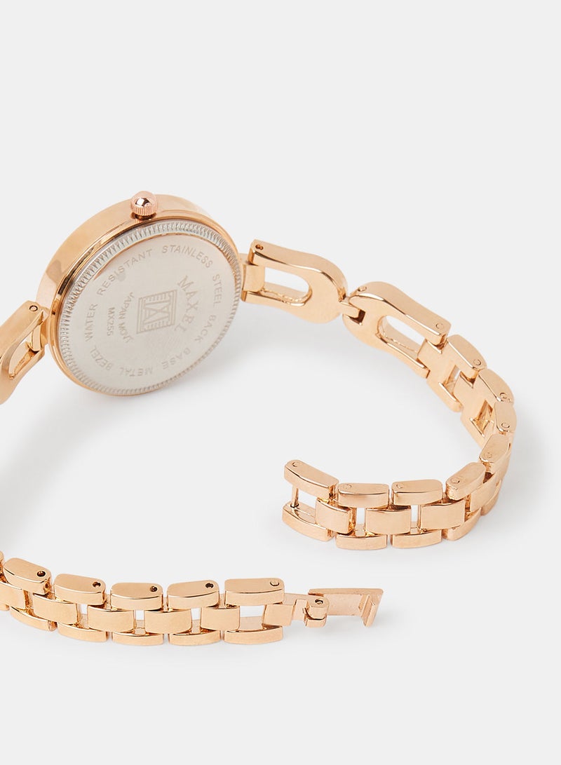 Maxel Women's Embellished Wrist Watch MX64 - Image 3
