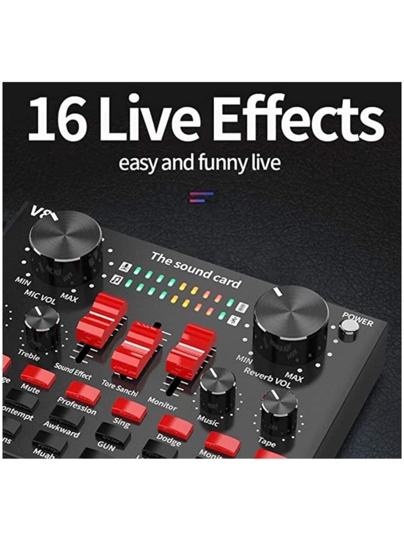 Gravity Live Streaming Sound Adapter Phone Laptop Microphone Multi-Function High Sound Quality Intelligent Compatibility Sound Adapter - Image 4