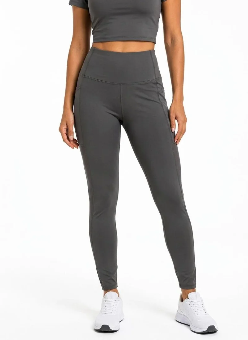 Moveletix Women's Training Leggings Dark Grey Luxe Soft