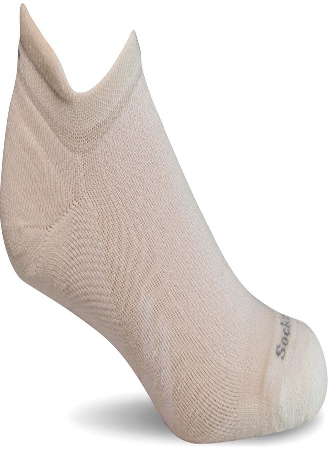 Sockwell Men's Incline II Micro Moderate Compression Sock, Natural - L/XL - Image 1