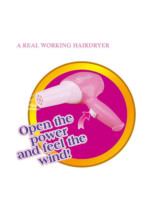 بوهوي طاولة تسريحة بتصميم تاج مع مجموعة تحكم بالأشعة تحت الحمراء متينة وبتصميم متين وفريد - Image 4