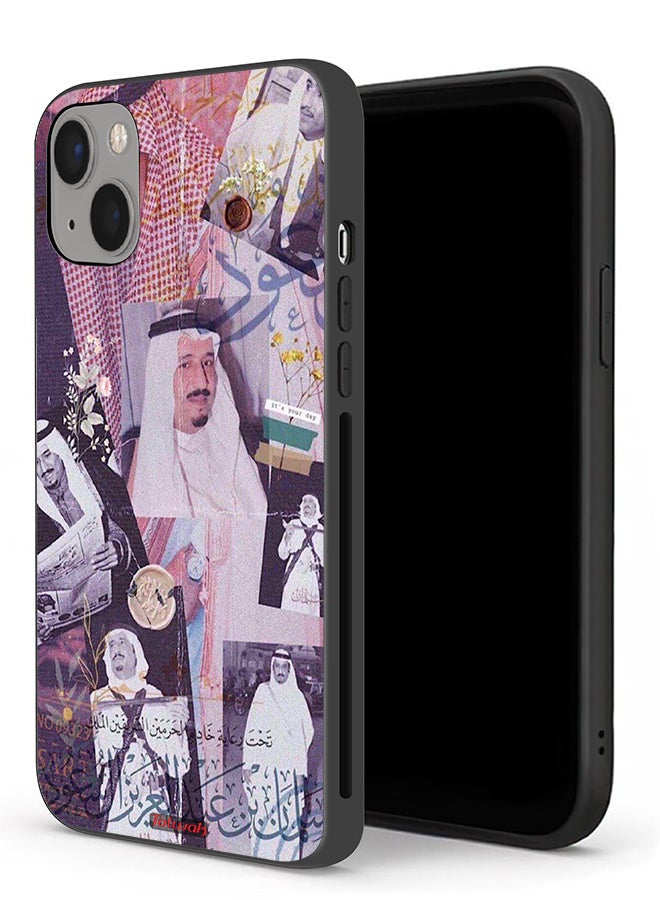 Tolwak Apple iPhone 13 mini Protective Case King Salman Vintage Photos - Image 1