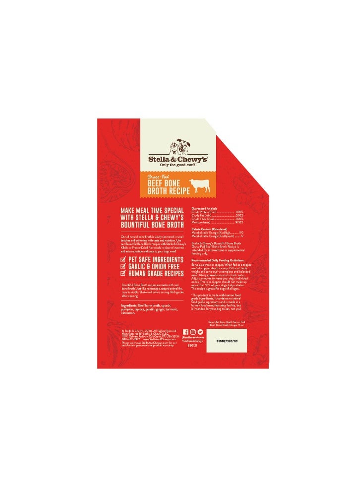 Stella & Chewys Stella & Chewys Bone Broth Grass Fed Beef Recipe – 16 oz  - Image 2