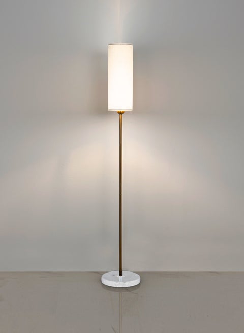 Marble Gold floor lamp - Beige