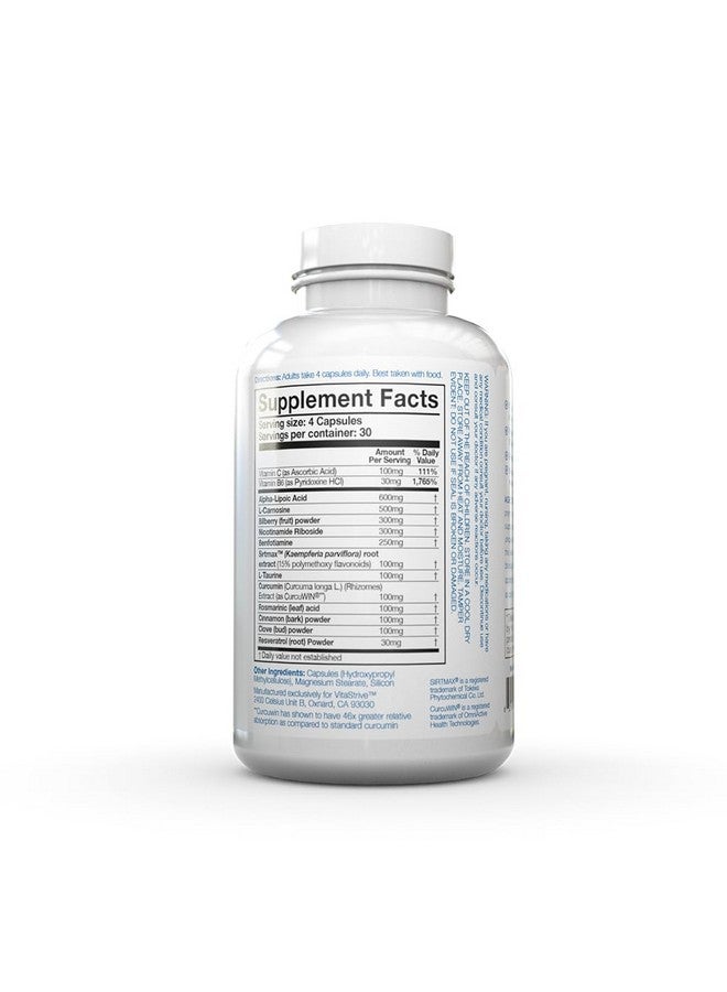 DRINK HRW DrinkHRW Ageless Defense Ultimate Formulation, Inhibits Advanced Glycation End Products, Promotes Youthfulness 120 Tablets - Image 2
