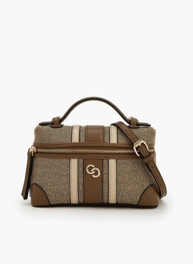 Monogram Crossbody Bag With Detachable Strap
